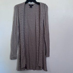 Style & Co. swing  sweater cardigan color tan, size M